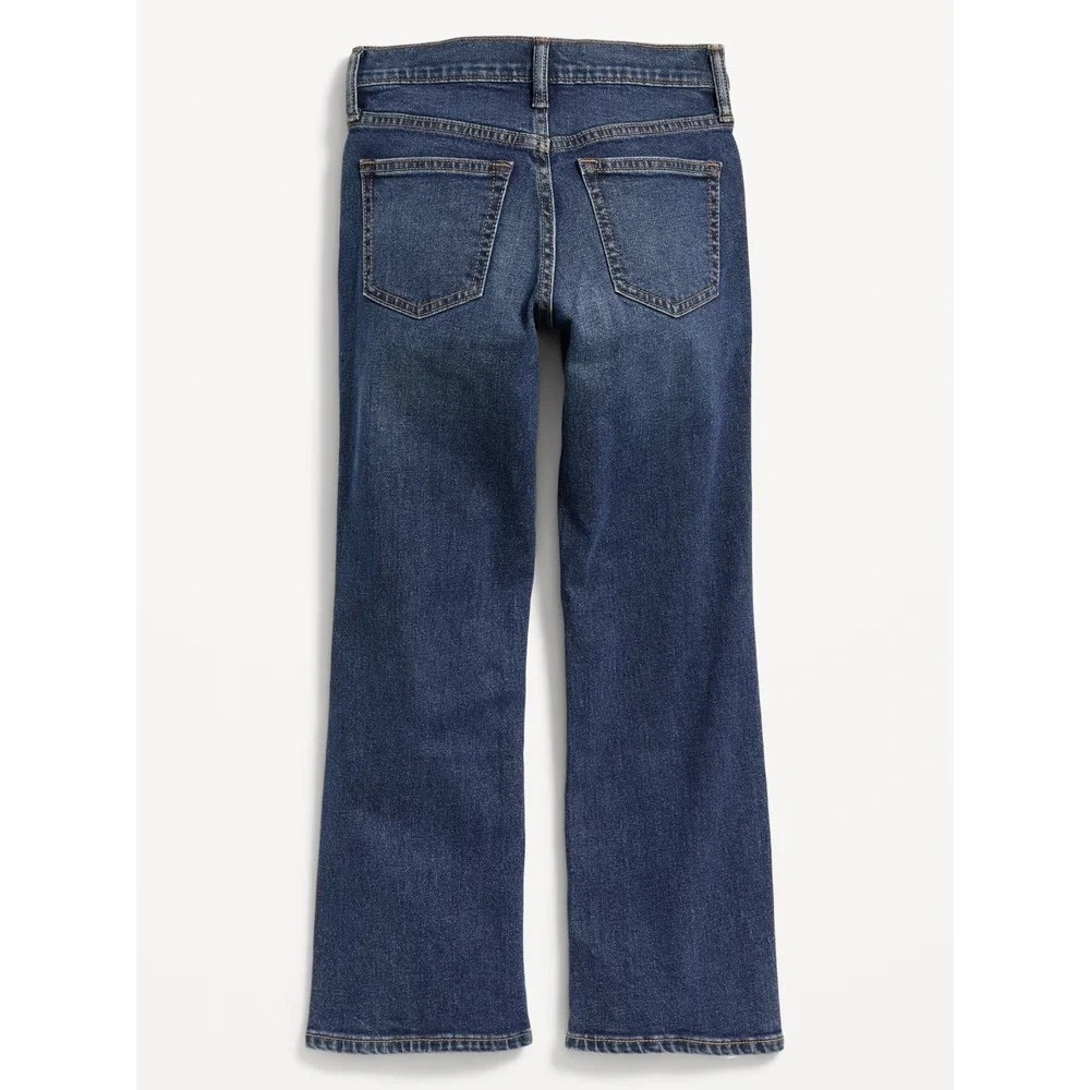Old Navy Boy's Built-in Flex Boot Cut Jeans - Medium Wash - #543030 - Sz 12 Plus